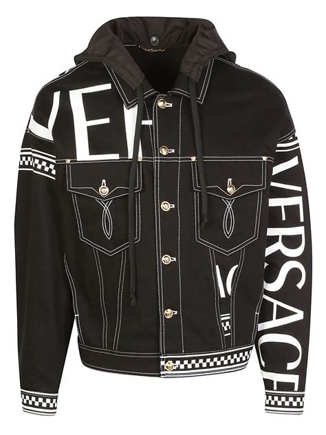 versace couture jacket men's|versace denim jacket men.